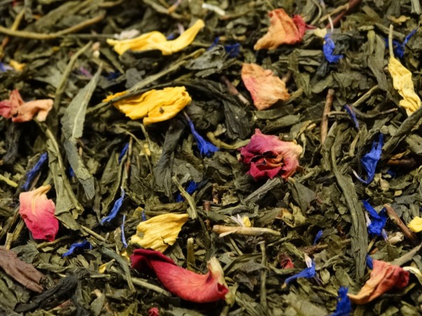 thé vert aromatisé à la mangue mange mambo par tea & cie www.teacie.com