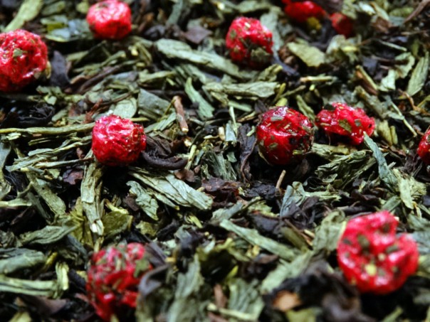 thé vert et bleu aromatisé sencha rouge best seller Tea & Cie www.teacie.com commande en ligne
