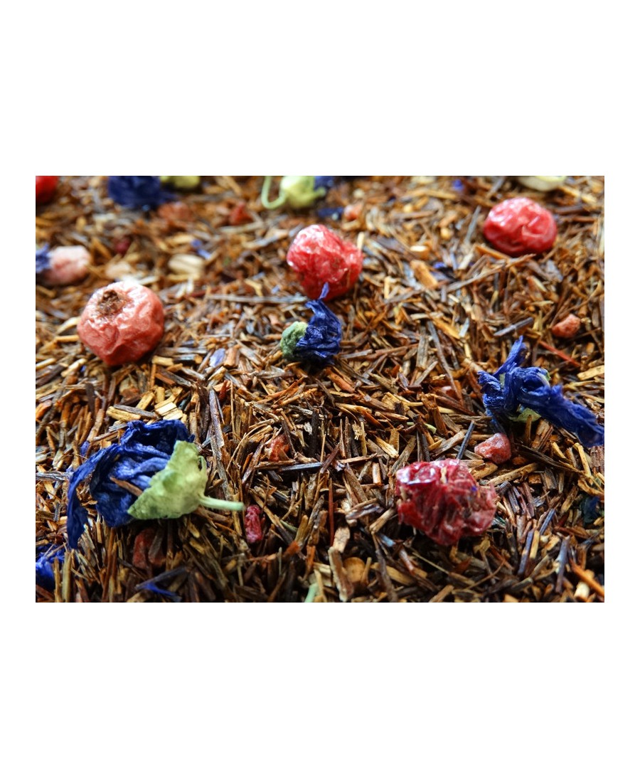 infusion sans théine rooibosh almeria fruits rouge par tea et cie magasin de thé sur internet www.teacie.com