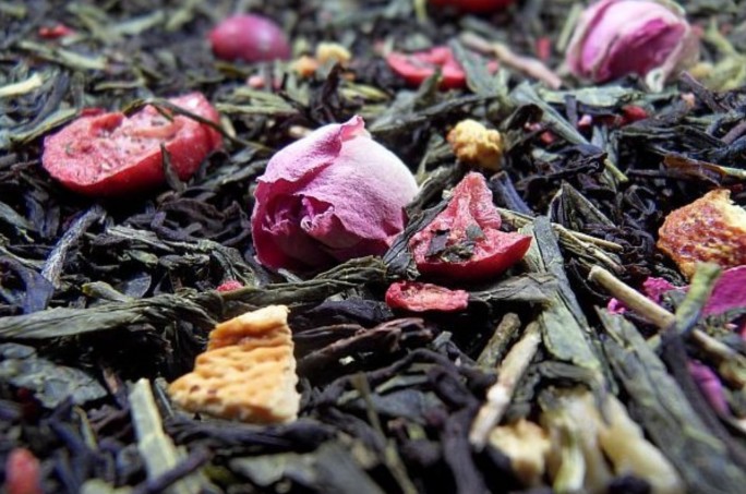 thé vert et noir aromatisé cosmopolitan tea & cie www.teacie.com