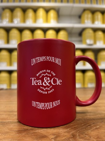 Mug 300ml Tea & Cie édition limité rouge ou noir.