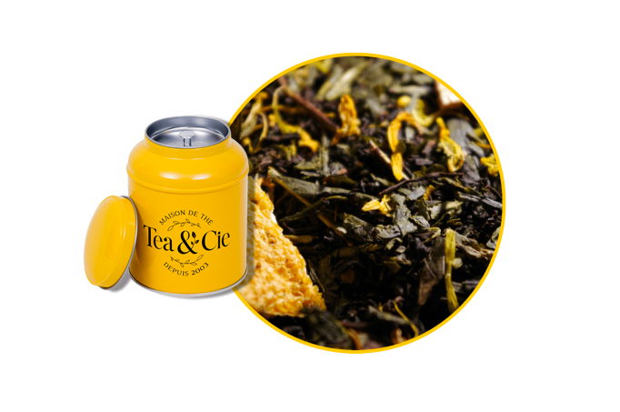 Thé Vert Citron et Gingembre The Tea 100g - Thés aux Agrumes - Le